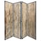 Homeroots 4 Panel Room Divider, Brown - 84 x 80 x 1 in. 379906 - alternate 4